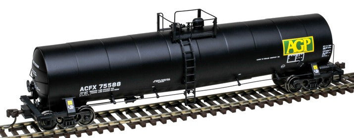 Atlas Master HO 20007630 ACF 23,500-Gallon Tank Car AG Processing 'Black' ACFX #95777
