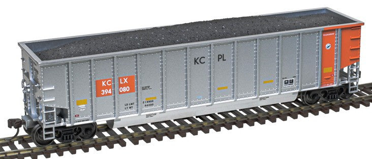Atlas Trainman HO 20007721 Aluminum Coal Gondola w/Load Kansas City Power & Light KCLX #394103