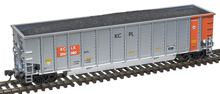 Atlas Trainman HO 20007723 Aluminum Coal Gondola w/Load Kansas City Power & Light KCLX 3-Pack