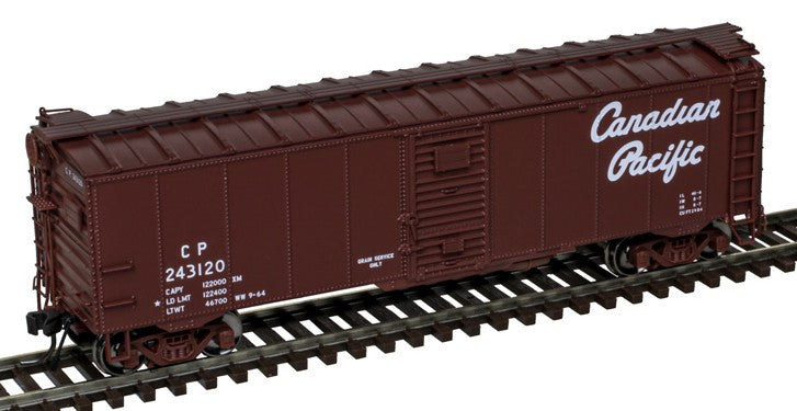 Atlas Master HO 20007901 40' Minibox Boxcar Canadian Pacific 'Script Lettering' CP #243120