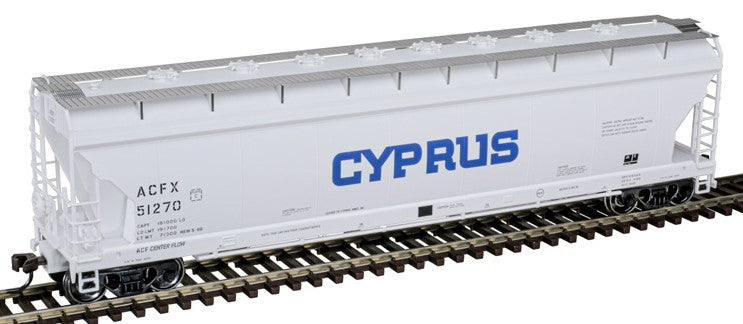 Atlas Master HO 20007987 ACF Pressureaide Centerflow Covered Hopper Cyprus ACFX #51233