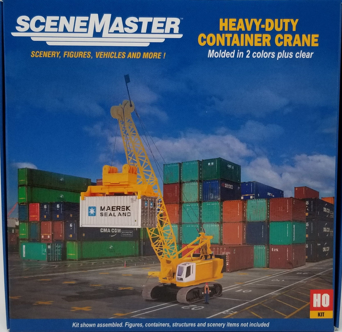 Walthers SceneMaster HO 949-11017 Heavy Duty Container Crane - Kit