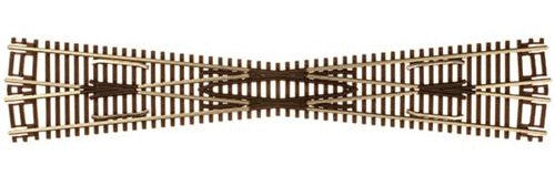 Atlas N 2040 Code 55 Track with Nickel-Silver Rail & Brown Ties - 11.25-Degree Crossing