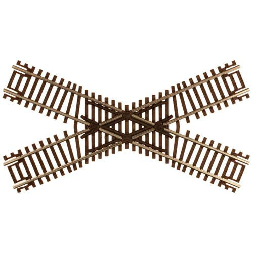 Atlas N 2043 Code 55 Track with Nickel-Silver Rail & Brown Ties - 45-Degree Crossing