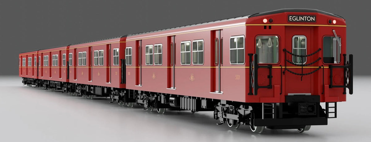 Rapido Trains Inc HO 206503 DCC/ESU LokSound V5 Equipped TTC 'G-Class' Subway 'A-B' Train #2 #5098+5099 2-Car Set