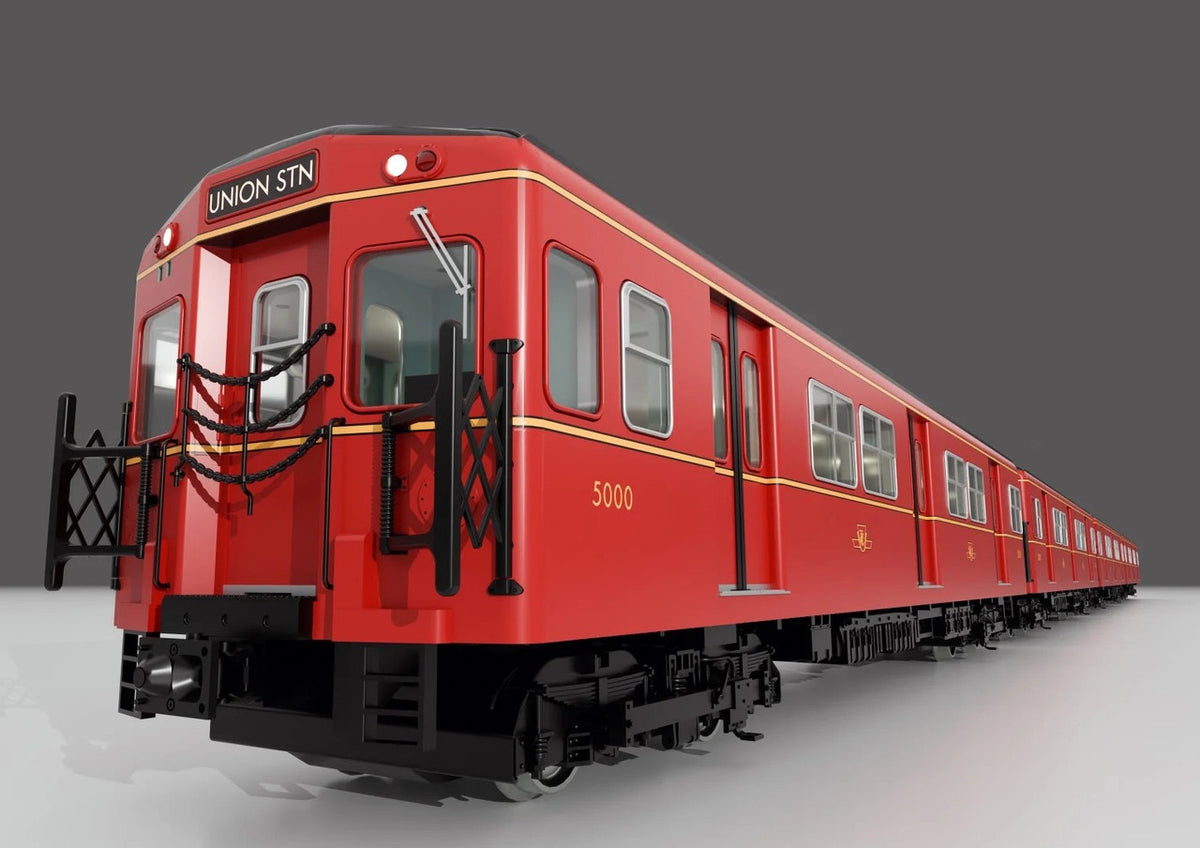 Rapido Trains Inc HO 206502 DCC/ESU LokSound V5 Equipped TTC 'G-Class' Subway 'A-B' Train #1 #5034+5035 2-Car Set