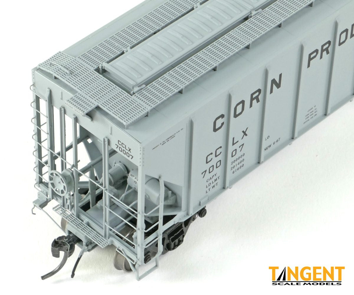 Tangent Scale Models HO 21032-01 Pullman-Standard PS-2 4427 High Side Covered Hopper Corn Products 'Delivery 1967' CCLX #70002