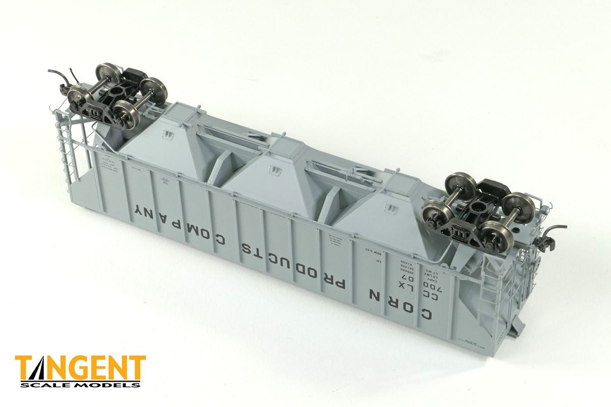 Tangent Scale Models HO 21032-01 Pullman-Standard PS-2 4427 High Side Covered Hopper Corn Products 'Delivery 1967' CCLX #70002