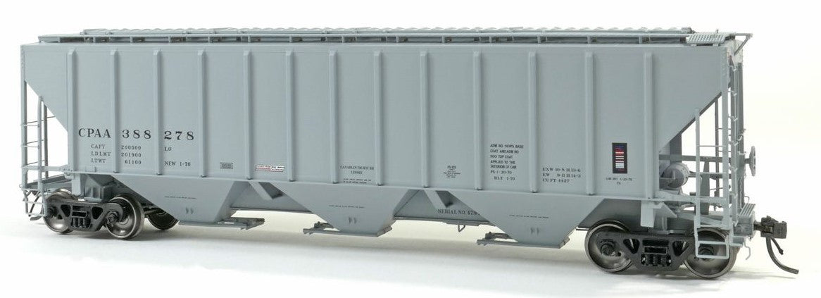 Tangent Scale Models HO 21035-08 Pullman-Standard PS-2 4427 High Side Covered Hopper Canadian Pacific 'NA Delivery 1-1970' CPAA #388281