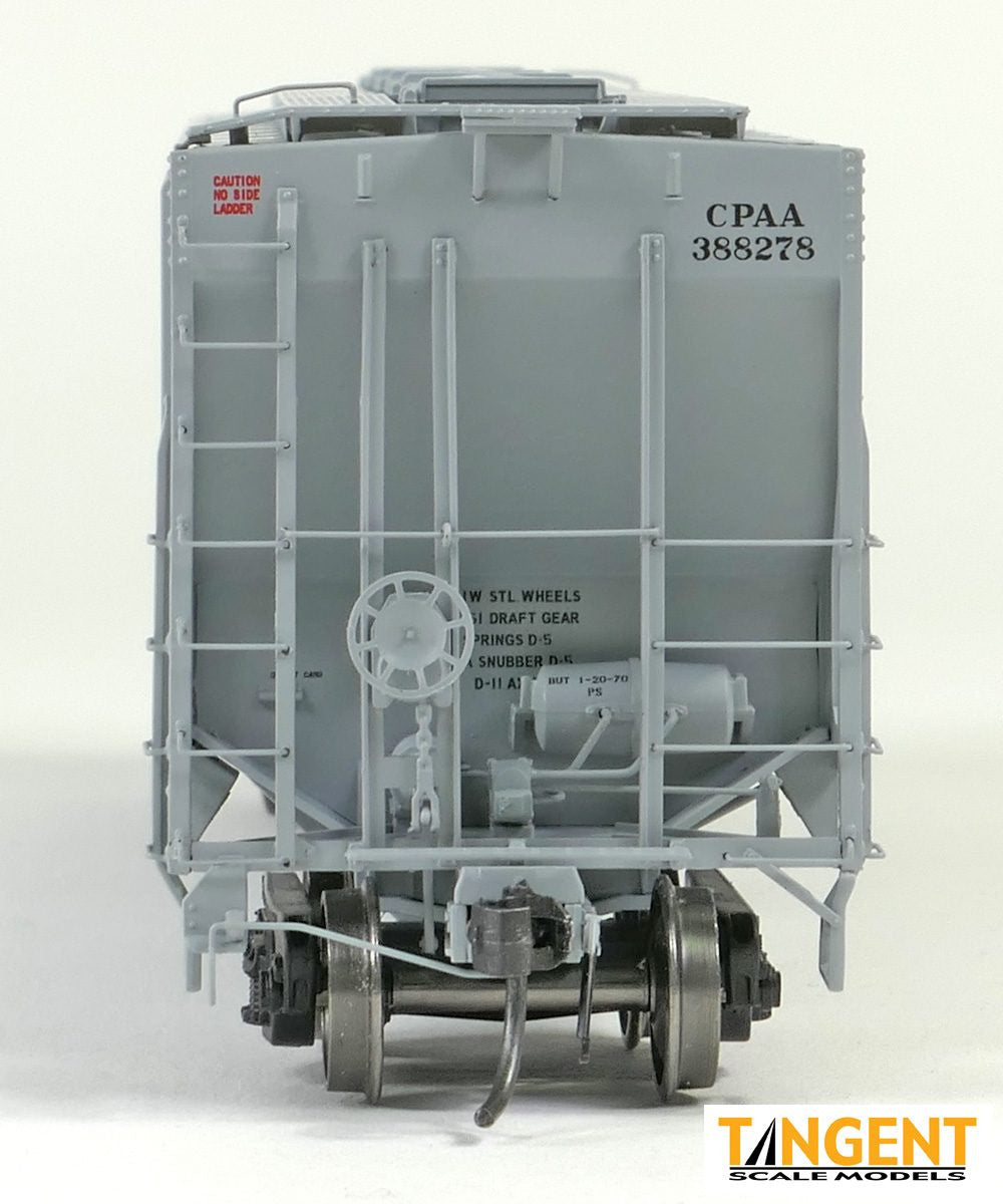 Tangent Scale Models HO 21035-05 Pullman-Standard PS-2 4427 High Side Covered Hopper Canadian Pacific 'NA Delivery 1-1970' CPAA #388219