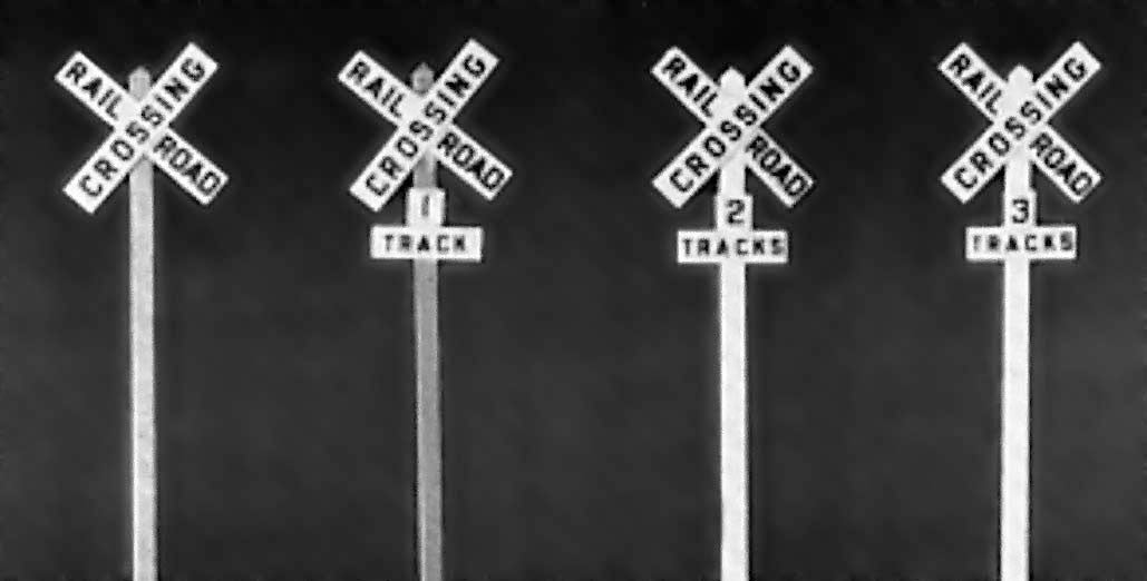 Pikestuff HO 541-1017 Crossbucks 4-Pack