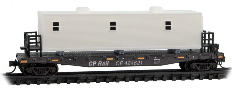 Micro Trains Line N 983 02 212 Camp Car Set Weathered CP Rail CP 4-Pack