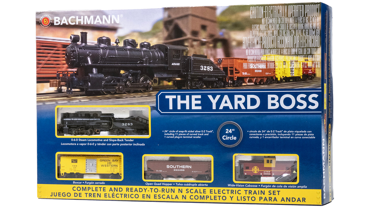 Bachmann N 24014 The Yard Boss - Santa Fe Steam Train Set