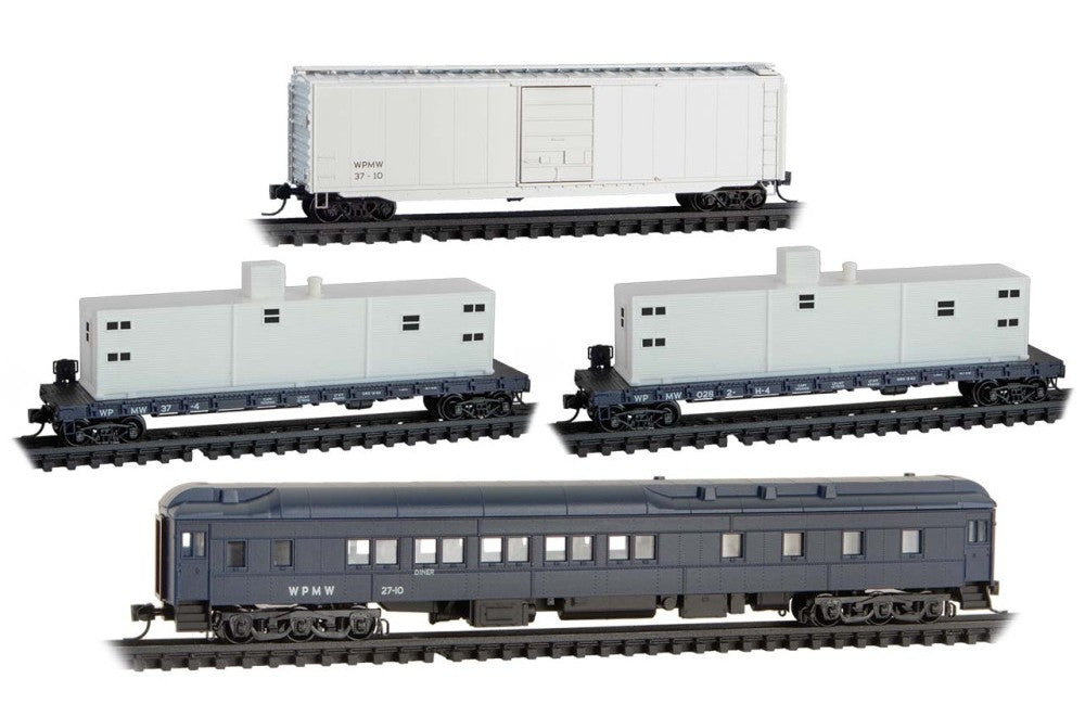 Micro Trains Line N 983 02 275 Western Pacific MOW 4-Pack