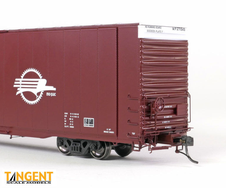 Tangent Scale Models HO 25068-02 Greenville 86′ Double Plug Door Box Car Missouri Pacific 'Screaming Eagle 1985' MP #271545