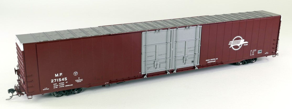 Tangent Scale Models HO 25068-02 Greenville 86′ Double Plug Door Box Car Missouri Pacific 'Screaming Eagle 1985' MP #271545