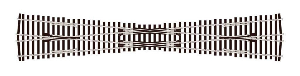 Peco Streamline HO SL-U8364 Code 83 Unifrog No 6 Diamond Crossing