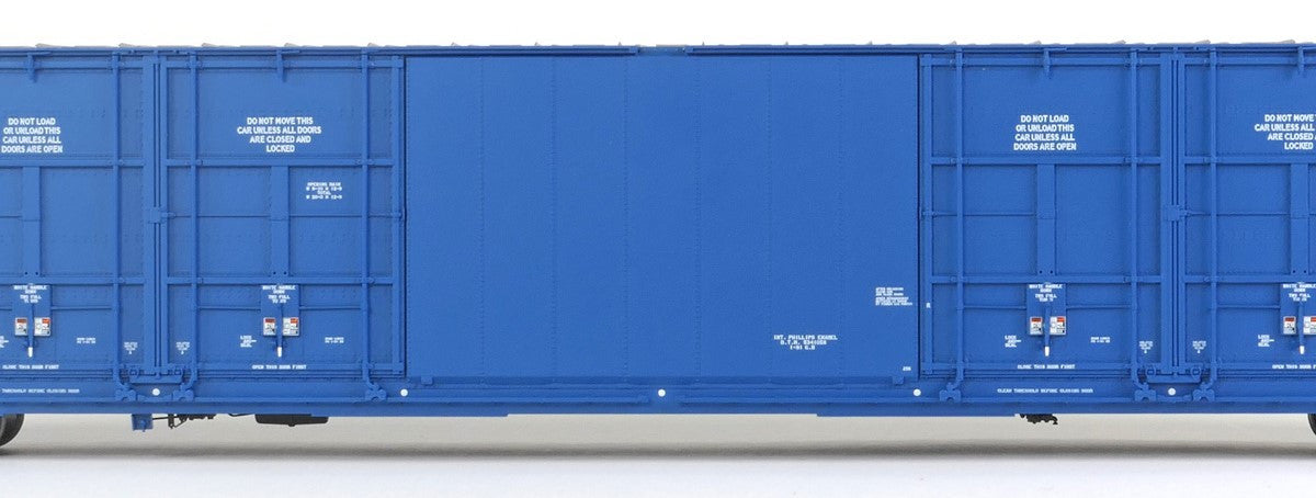 Tangent Scale Models HO 25524-01 Greenville 86′ Quad Plug Door Box Car Canadian National 'Repaint 1991 Blue' CNA #798022