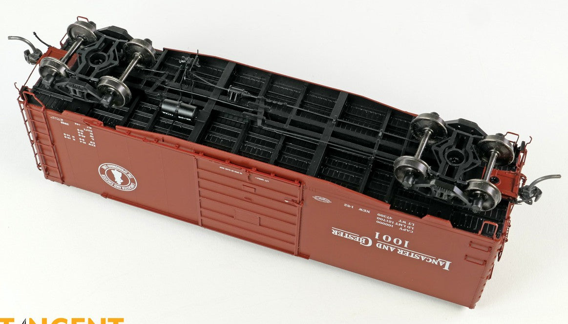 Tangent Scale Models HO 26014-04 Pullman-Standard 40′ PS-1 9′ Door Boxcar Lancaster & Chester "Delivery 1-1952" L&C #1016
