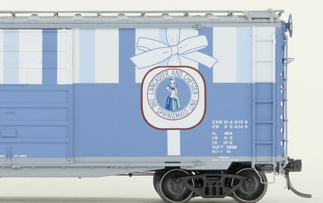 Tangent Scale Models HO 26016-01 Pullman-Standard 40′ PS-1 9′ Door Boxcar Lancaster & Chester "Echotone Special 1963+" L&C #1002