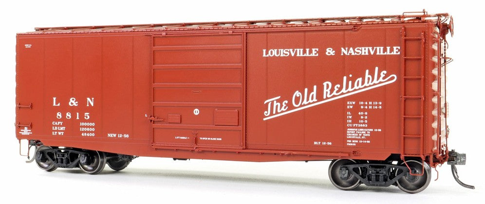 Tangent Scale Models HO 26023-01 Pullman-Standard 40′ PS-1 9′ Door Boxcar Louisville and Nashville "Delivery 12-1956" L&N #8815