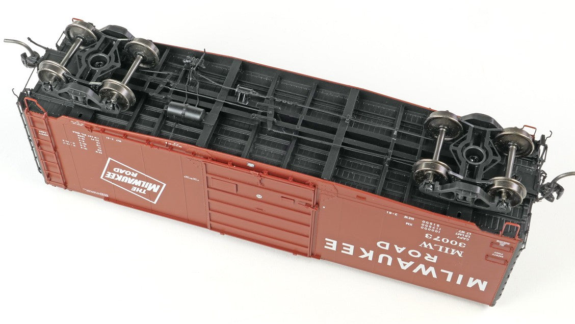 Tangent Scale Models HO 26032-05 Pullman-Standard 40′ PS-1 9′ Door Boxcar Milwaukee Road "Delivery 3-1961" w/ Superior Door MILW #30081