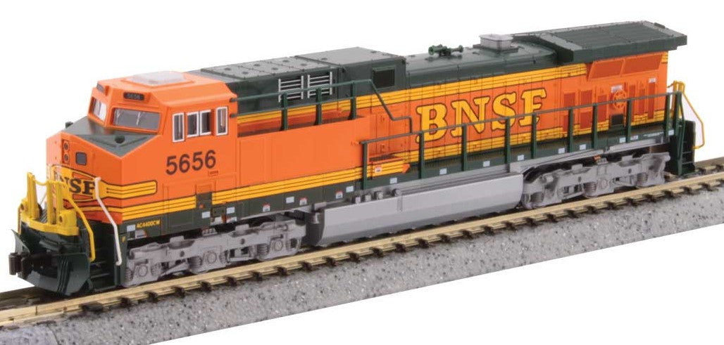 Kato N 176-7114-LS-DMW with DCC/ESU LokSound V5 GE AC4400CW Locomotive BNSF Railway 'H1 Scheme' BNSF #5656