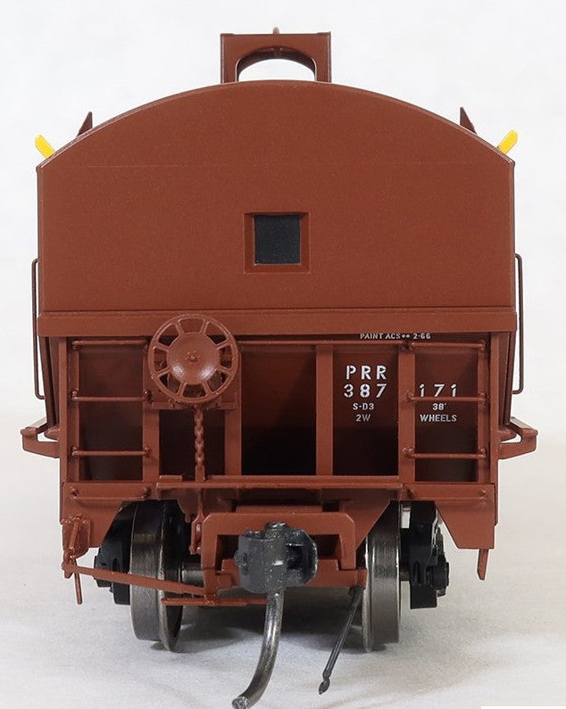 Tangent Scale Models HO 27010-01 PRR Samuel Rea Shops G41A Coil Car 'G41A Delivery 1966' w/ Hoods Pennsylvania Railroad PRR #387121