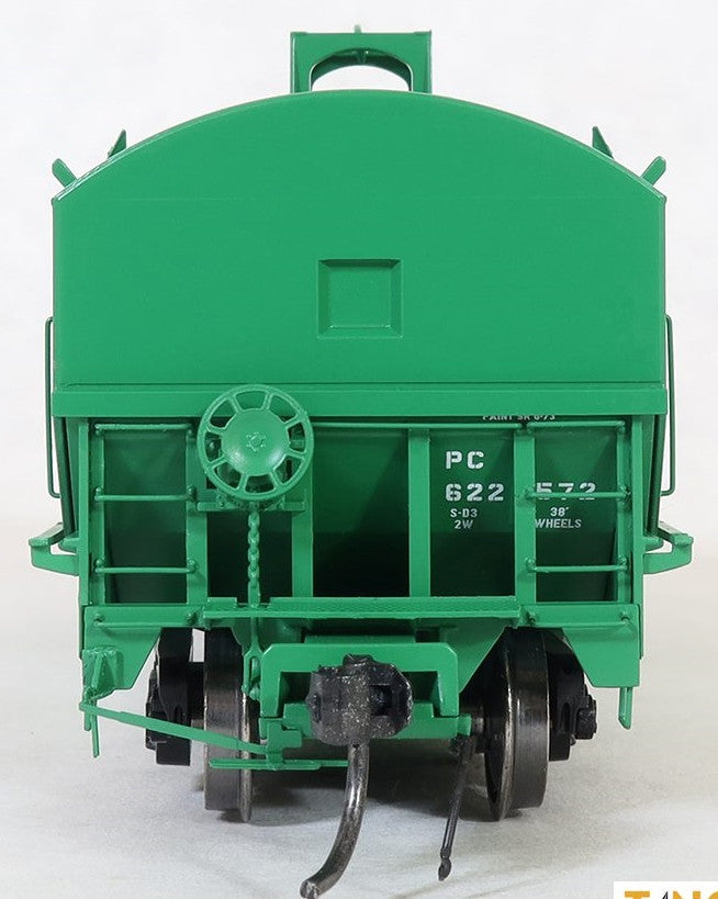 Tangent Scale Models HO 27011-10 PRR Samuel Rea Shops G41A Coil Car 'G41A Repaint 1973' w/ Hoods Penn Central PC #622695