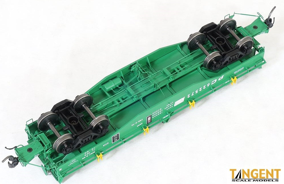 Tangent Scale Models HO 27011-01 PRR Samuel Rea Shops G41A Coil Car 'G41A Repaint 1973' w/ Hoods Penn Central PC #622565