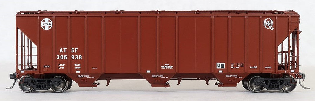 Tangent Scale Models HO 28010-04 GATC 4500 Covered Hopper ATSF 'Quality Repaint 1991' ATSF #306751