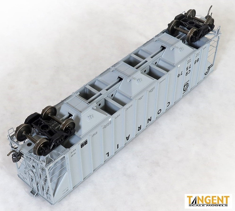 Tangent Scale Models HO 28060-02 PC Samuel Rea Shops 4600 Covered Hopper Conrail H51C 'Quality Gray Repaint 1992' CR #887566