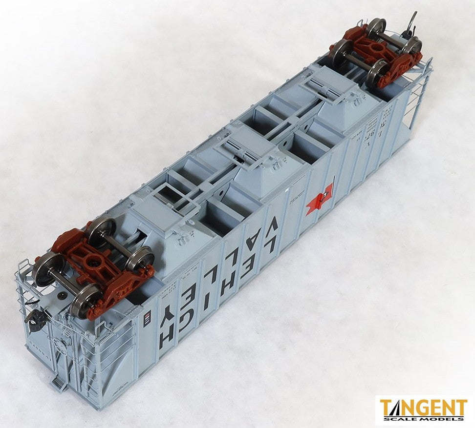 Tangent Scale Models HO 28061-04 PC Samuel Rea Shops 4600 Covered Hopper Lehigh Valley 'Delivery Gray 12-1968' LV #50966