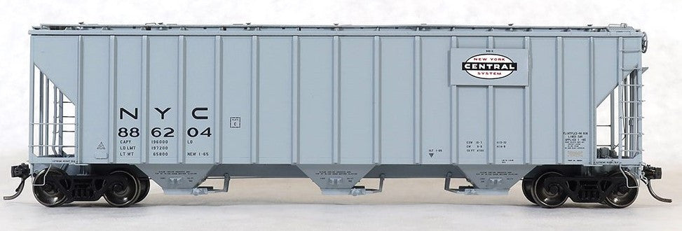 Tangent Scale Models HO 28111-12 General American 4700 Covered Hopper New York Central 946H 'Delivery Gray 1-1965' NYC #886225