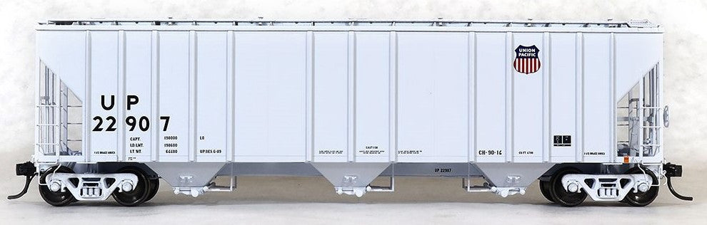 Tangent Scale Models HO 28112-03 General American 4700 Covered Hopper Union Pacific 'Gray Repaint 1989' UP #22912