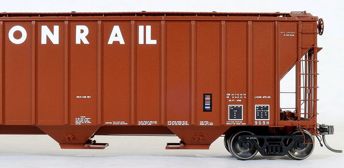 Tangent Scale Models HO 28113-03 DSI 4700 Covered Hopper Conrail 959H 'Repaint 1976' CR #886389