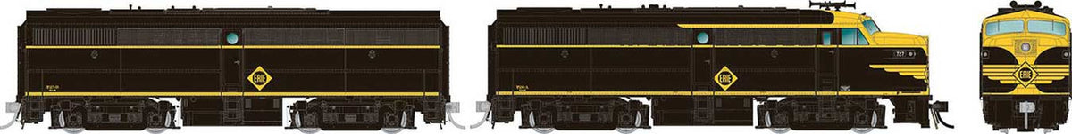 Rapido Trains Inc HO 37515 DCC/ESU LokSound V5 Equipped Alco FA1-FB1 Locomotive Set Erie #725A / 725B