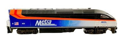 Kato N 176-6124-LS-DMW with DCC/ESU LokSound V5 Motive Power Industries MPI MP36PH Metra #424