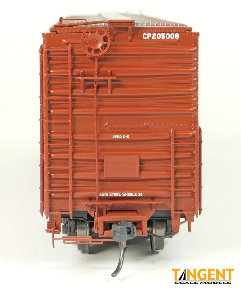 Tangent Scale Models HO 33010-01 Greenville 6,000CuFt 60' Double Door Box Car Canadian Pacific 'Delivery Red 3-1966' CP #205002