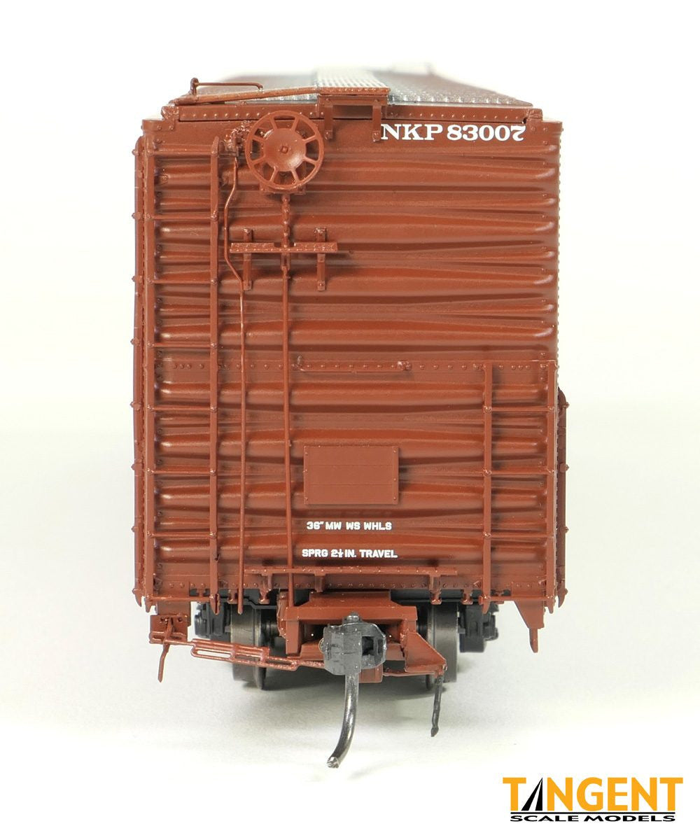 Tangent Scale Models HO 33019-01 Greenville 6,000CuFt 60' Double Door Box Car Nickel Plate Road 'Delivery Brown 11-1963' NKP #83000