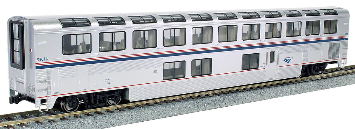 Kato HO 35-6067 Superliner I Lounge 'Phase VI' Scheme Amtrak #33023