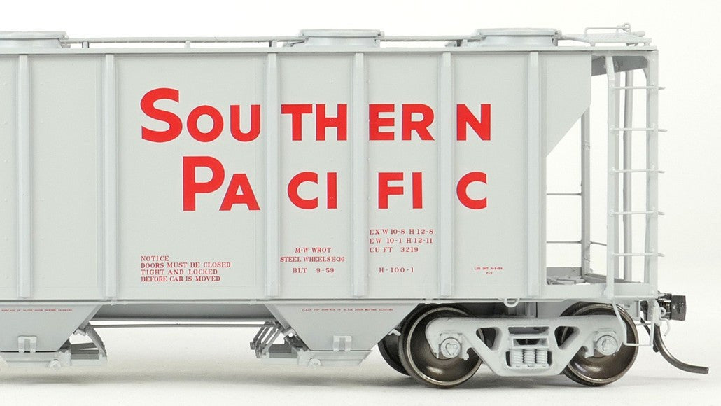 Tangent Scale Models HO 35015-02 PS-2 3215CuFt Covered Hopper Southern Pacific 'Delivery Gray H-100-1 9-1959' SP #490034