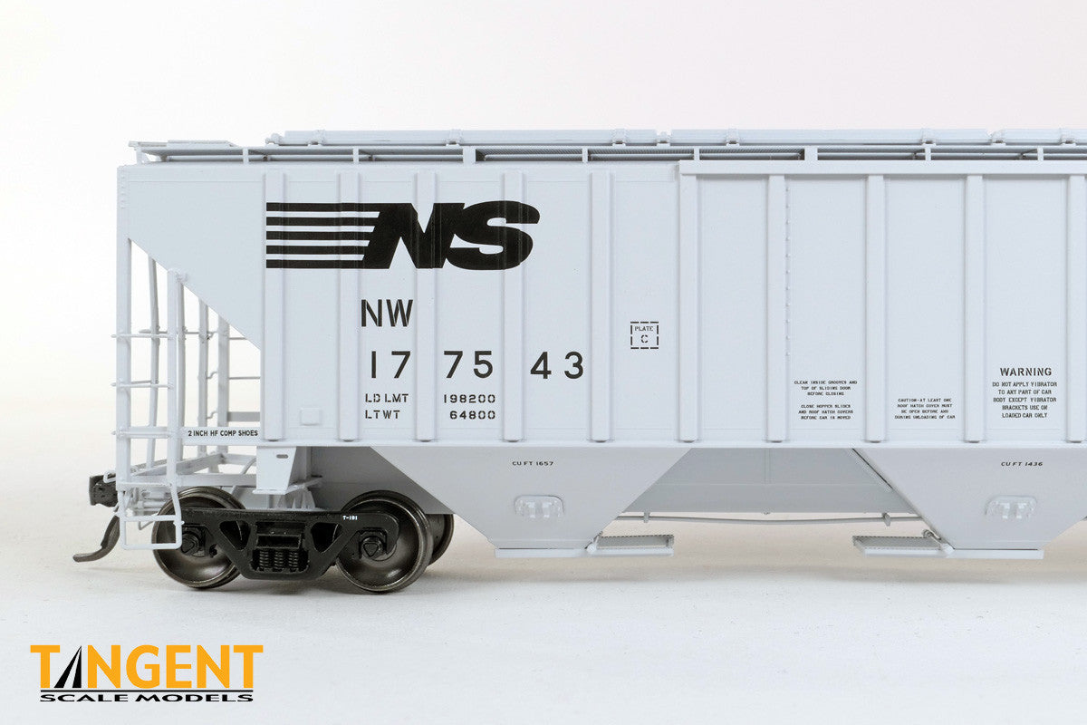 Tangent Scale Models HO 36223-06 NW Roanoke Shops 4750CuFt Covered Hopper Norfolk Southern 'N&W HC-71 1989+' NW #177564