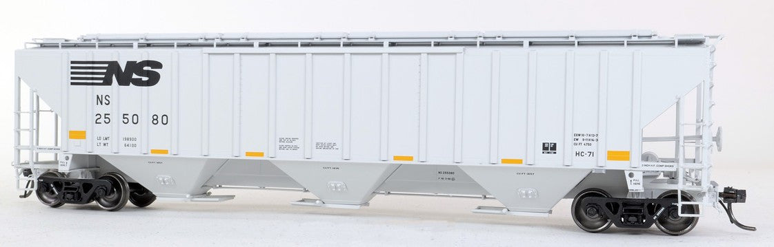 Tangent Scale Models HO 36224-02 NW Roanoke Shops 4750CuFt Covered Hopper Norfolk Southern 'Conspicuity HC-71 2005+' NS #254090