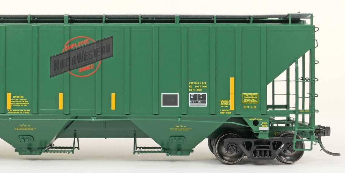 Tangent Scale Models HO 36362-02 PS4750 Covered Hopper Caney Fork and Western Railroad ex-CNW Restencil 2021+ CFWR #810181