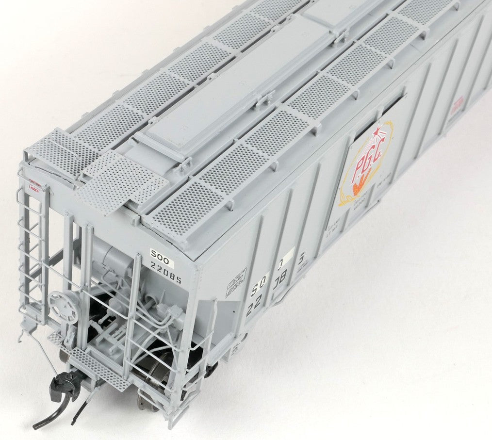 Tangent Scale Models HO 36367-02 PS4750 Covered Hopper Soo Lines ex-Producer’s Grain 1985+ SOO #22232