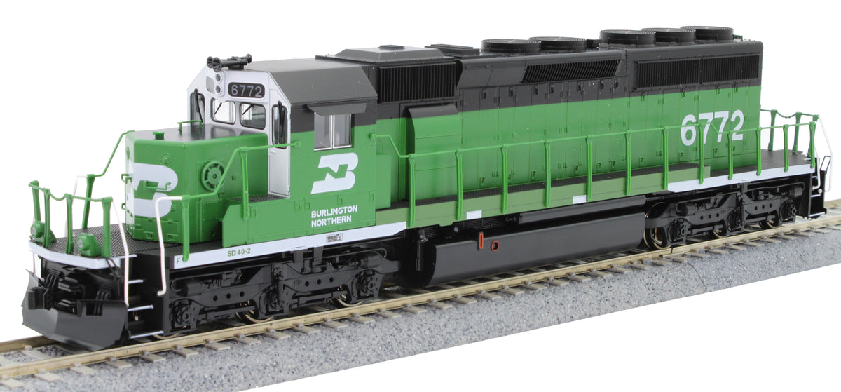 Kato HO 37-6601A DCC Ready EMD SD40-2 Locomotive Burlington Northern BN #6772