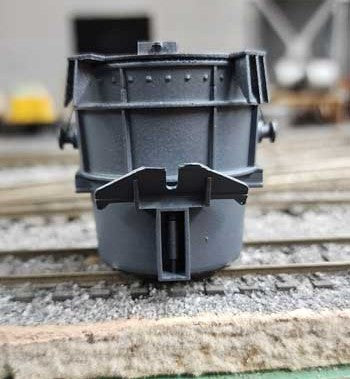 State Tool & Die HO 661-712 Steel Mill Ladle Transfer Car with Ladle Undecorated - Kit