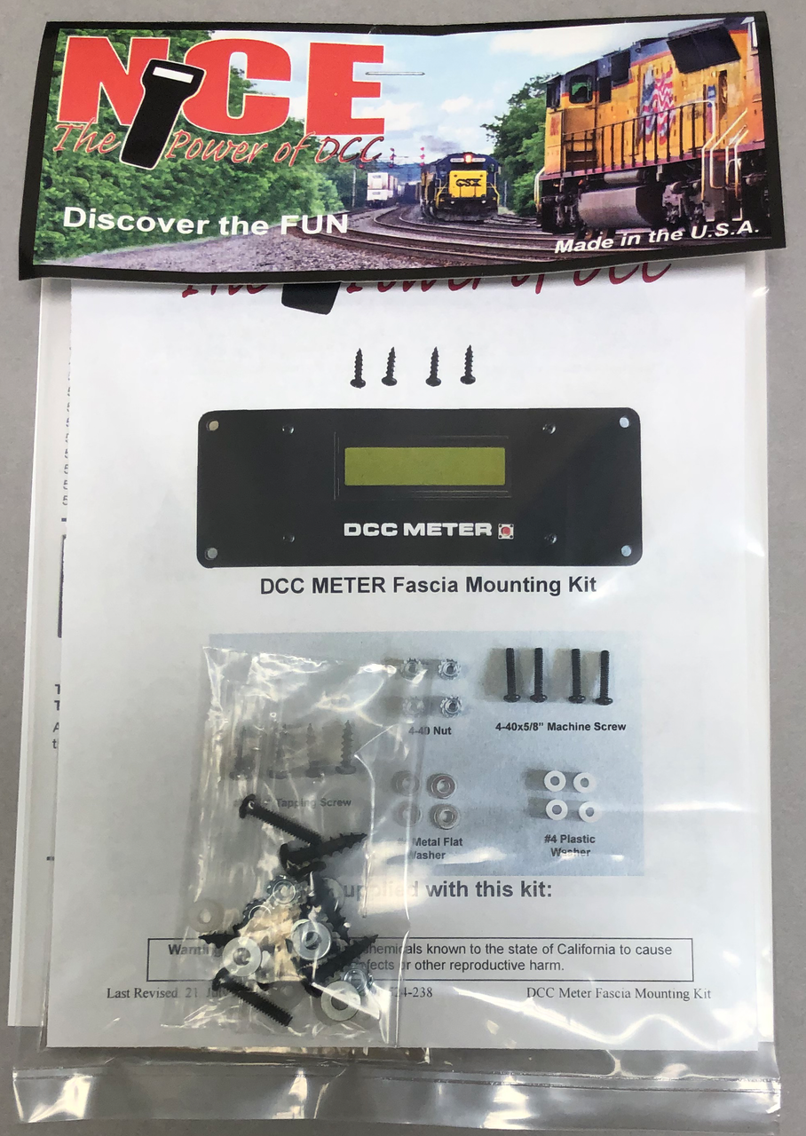 NCE DCC 5240328 Mounting plate for DCC Meter/Analyzer NCE 5240326