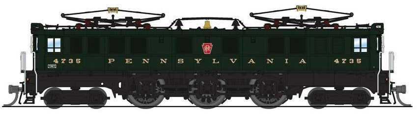 Broadway Limited Imports N 3960 PRR P5a Boxcab with Paragon4 Sound/DC/DCC Freight Type DGLE Buff Yellow Roman Lettering Round PRR #4735